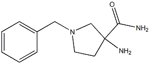 3-AMino-1-benzylpyrrolidine-3-carboxaMide 구조식 이미지