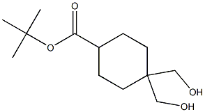tert-butyl 4,4-bis(hydroxyMethyl)cyclohexanecarboxylate 구조식 이미지