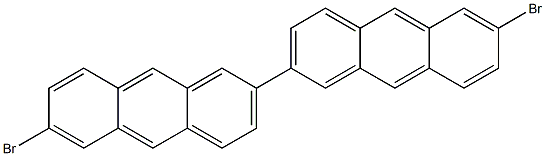 6,6'-dibroMo-2,2'-bianthracene Structure