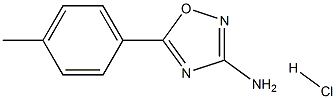 5-p-Tolyl-[1,2,4]oxadiazol-3-ylaMine hydrochloride Structure