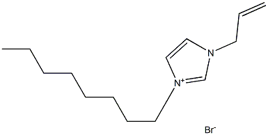 1-Allyl-3-octyliMidazoliuM broMide 구조식 이미지