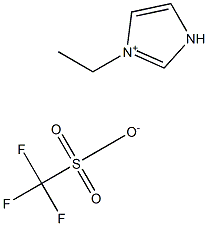 N-ethyliMidazoliuM trifluoroMethanesulfonate 구조식 이미지