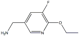 C-(6-Ethoxy-5-fluoro-pyridin-3-yl)-MethylaMine 구조식 이미지