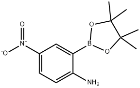 4-NITRO-2-(4,4,5,5-TETRAMETHYL-1,3,2-DIOXABOROLAN-2-YL)ANILINE Structure