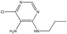 6-Chloro-N4-propyl-pyriMidine-4,5-diaMine 구조식 이미지