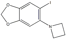 1-(6-iodobenzo[d][1,3]dioxol-5-yl)azetidine 구조식 이미지