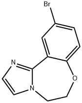 10-broMo-5,6-dihydrobenzo[f]iMidazo[1,2-d][1,4]oxazepine 구조식 이미지