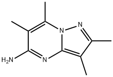 5-AMINO-2,3,6,7-TETRAMETHYLPYRAZOLO[1,5-A]PYRIMIDINE Structure