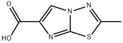 2-METHYLIMIDAZO[2,1-B][1,3,4]THIADIAZOLE-6-CARBOXYLICACID Structure