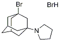 1-(3-BROMO-1-ADAMANTYL)PYRROLIDINE Hydrobromide Structure