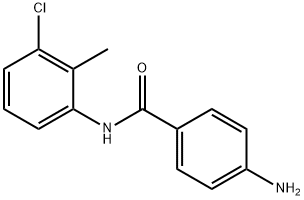 4-AMINO-N-(3-CHLORO-2-METHYLPHENYL)BENZAMIDE Structure