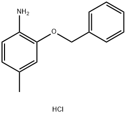 2-(BENZYLOXY)-4-METHYLANILINE HYDROCHLORIDE 구조식 이미지