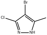 4-BROMO-3-CHLORO-5-METHYL-1H-PYRAZOLE Structure