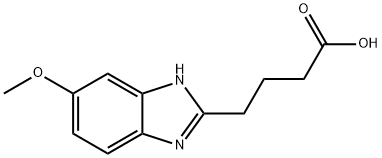 4-(5-METHOXY-1H-BENZIMIDAZOL-2-YL)BUTANOIC ACID Structure