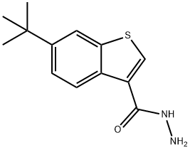 6-TERT-BUTYL-1-BENZOTHIOPHENE-3-CARBOHYDRAZIDE Structure