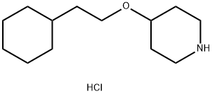 4-(2-CYCLOHEXYLETHOXY)PIPERIDINE HYDROCHLORIDE Structure