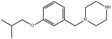 1-(3-ISOBUTOXYBENZYL)PIPERAZINE Structure