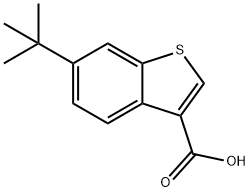 6-TERT-BUTYL-1-BENZOTHIOPHENE-3-CARBOXYLIC ACID Structure