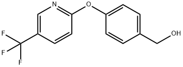(4-{[5-(trifluoromethyl)pyridin-2-yl]oxy}phenyl)methanol Structure