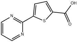 5-pyrimidin-2-ylthiophene-2-carboxylic acid Structure