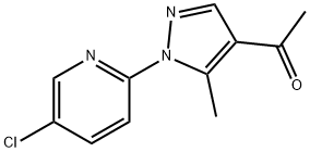 1-[1-(5-chloro-2-pyridinyl)-5-methyl-1H-pyrazol-4-yl]-1-ethanone 구조식 이미지