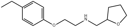 2-(4-Ethylphenoxy)-N-(tetrahydro-2-furanylmethyl)-1-ethanamine Structure