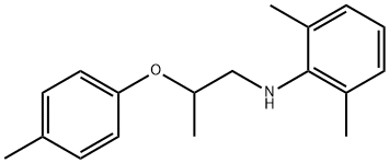 2,6-Dimethyl-N-[2-(4-methylphenoxy)propyl]aniline Structure