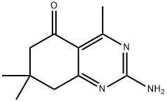 2-Amino-4,7,7-trimethyl-7,8-dihydroquinazolin-5(6H)-one 구조식 이미지