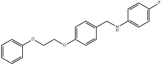 4-Fluoro-N-[4-(2-phenoxyethoxy)benzyl]aniline Structure