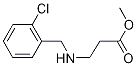 Methyl 3-[(2-chlorobenzyl)amino]propanoate 구조식 이미지