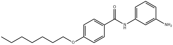 N-(3-Aminophenyl)-4-(heptyloxy)benzamide 구조식 이미지