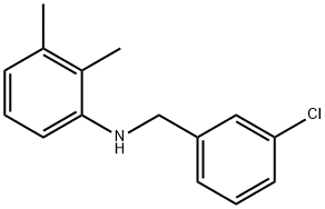 N-(3-Chlorobenzyl)-2,3-dimethylaniline 구조식 이미지