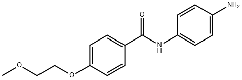 N-(4-Aminophenyl)-4-(2-methoxyethoxy)benzamide 구조식 이미지