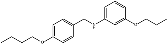 N-(4-Butoxybenzyl)-3-propoxyaniline Structure