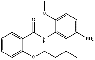 N-(5-Amino-2-methoxyphenyl)-2-butoxybenzamide 구조식 이미지