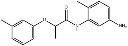 N-(5-Amino-2-methylphenyl)-2-(3-methylphenoxy)-propanamide Structure