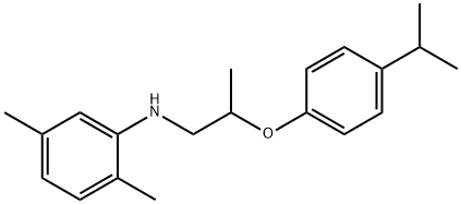 N-[2-(4-Isopropylphenoxy)propyl]-2,5-dimethylaniline Structure