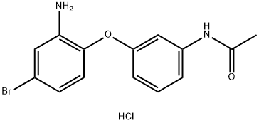 N-[3-(2-Amino-4-bromophenoxy)phenyl]acetamidehydrochloride Structure