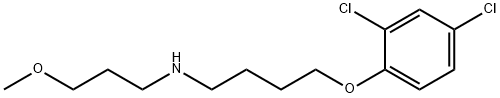 N-[4-(2,4-Dichlorophenoxy)butyl]-N-(3-methoxypropyl)amine 구조식 이미지