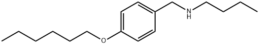 N-[4-(Hexyloxy)benzyl]-1-butanamine 구조식 이미지