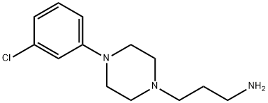 3-[4-(3-chlorophenyl)piperazin-1-yl]propan-1-amine Structure