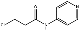 3-chloro-N-pyridin-4-ylpropanamide 구조식 이미지