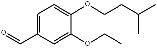 3-ethoxy-4-(3-methylbutoxy)benzaldehyde Structure