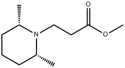 methyl 3-(2,6-dimethylpiperidin-1-yl)propanoate Structure