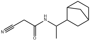 N-(1-bicyclo[2.2.1]hept-2-ylethyl)-2-cyanoacetamide Structure