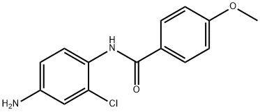 N-(4-amino-2-chlorophenyl)-4-methoxybenzamide 구조식 이미지