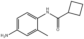 N-(4-amino-2-methylphenyl)cyclobutanecarboxamide 구조식 이미지