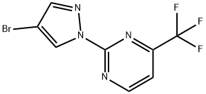 2-(4-Bromo-1H-pyrazol-1-yl)-4-(trifluoromethyl)pyrimidine Structure