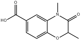 2,4-dimethyl-3-oxo-3,4-dihydro-2H-1,4-benzoxazine-6-carboxylic acid Structure