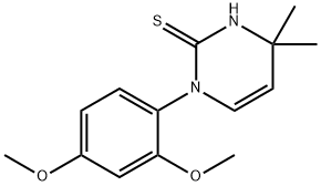 1-(2,4-dimethoxyphenyl)-4,4-dimethyl-1,4-dihydropyrimidine-2-thiol Structure